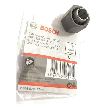 Pinca 12mm 2608570107 Bosch Tupia Bosch Gof1300ce Gmf1600