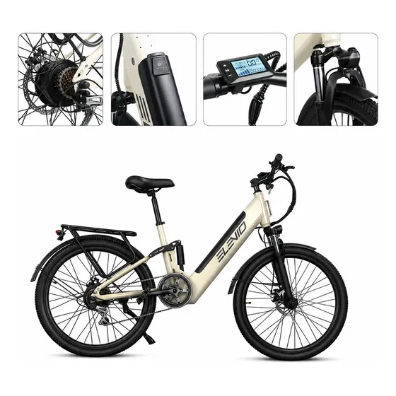 Bicicleta Elétrica Suspensão Dupla 26 Com Pedal Assistido
