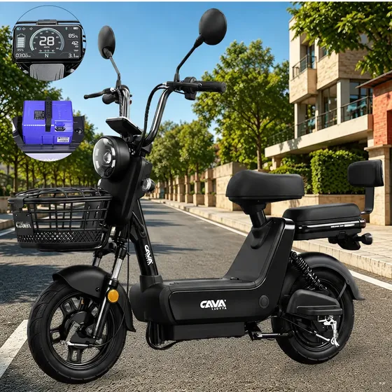 Bicicleta Elétrica Cavalletta C2 Removível Lítio 65km 750w