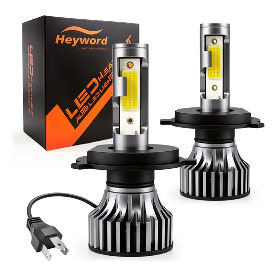 Lâmpada Farol Led H7 H4 H1 H8 H9 H11 Para Carro 2 Unidades