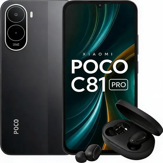 Xiaomi Poco C81 Pro 128gb 4gb Ram 4g 6000mah Global + Fone