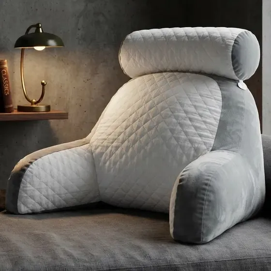 Almofada Ergonômica Encosto Para Cama Deluxe Cores