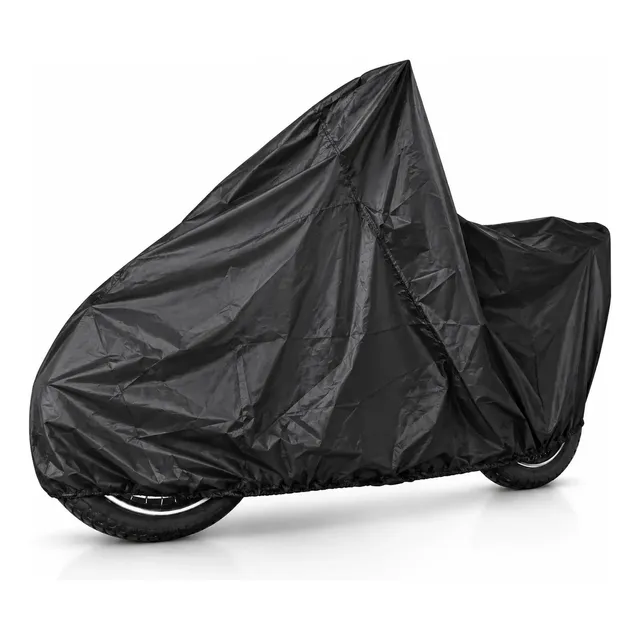 Capa Para Moto Impermeável Leve Proteção Uv Sol Chuva P M G Preto G