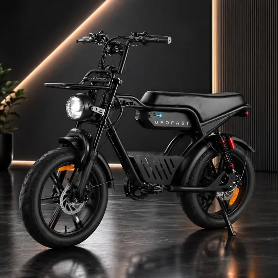 Bicicleta Bike Elétrica V9 Max 1000w Lançamento Ufofast Nfc Preto 20