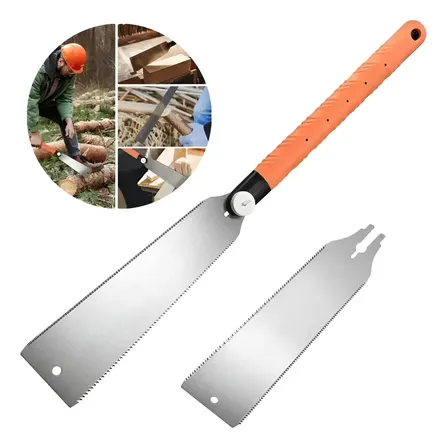 Serras De Madeira Japonesas- 2 Lados, Corte Rápido 3xserra Laranja