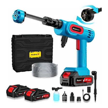 Lavadora De Alta Pressão Sem Fio 300w 30 Bar Rubrox Azul 127/220v 60hz