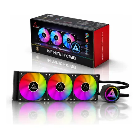 Water Cooler Gstorm Hx700 Argb 360mm 320w Intel Amd Preto