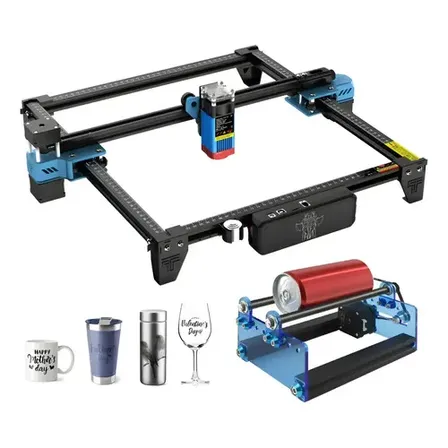 Kit Gravadora Laser Tts55 Pro 5,5w Com Eixo Rotativo 127/220v