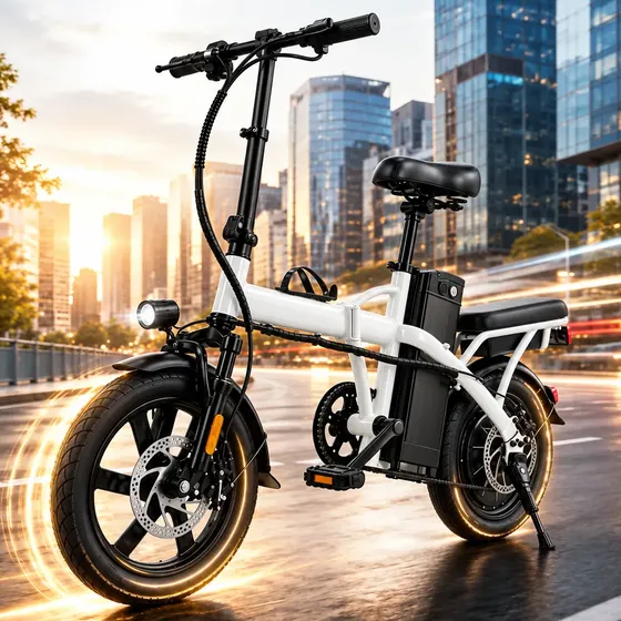 Bicicleta Elétrica Dobrável 500w 48v Adulto E-bike Urbana