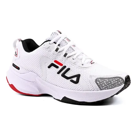 Tênis Fila Academia Corrida Caminhada Heating Treino Macio Branco/vermelho Animal Print 41 Br