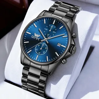 Relógio Masculino Original Opk 8197 Aço Inox A Prova D'água