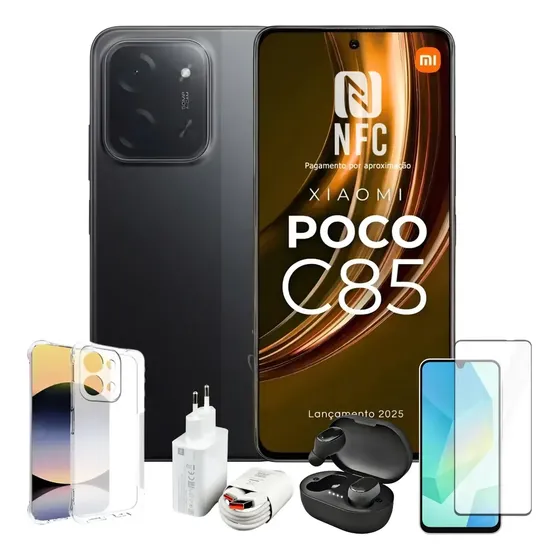 Celular Xiaomi Poco C85 Dual Sim 256gb 16gb Nfc +brindes