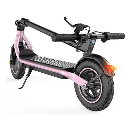 Patinete Elétrico 500w Autonomia 37km Dobrável Ipx4 App 10 Rosa
