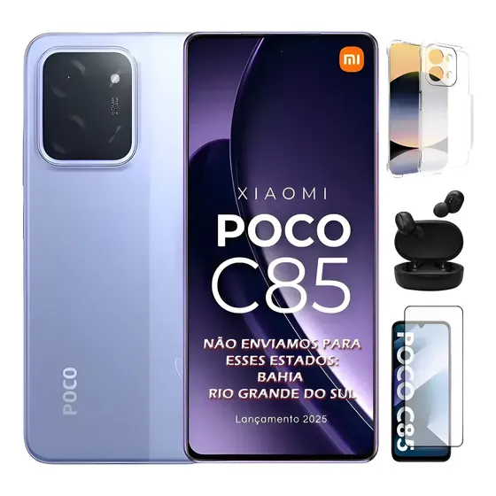 Celular Xiaomi Poco C85 256gb 8gb - Nf E Garantia Orig