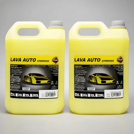 Shampoo Automotivo Lava Auto Cremoso Carro Moto 5l Gitanes Kit Com 2