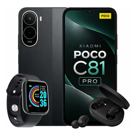 Xiaomi Poco C81 Pro 128gb 4gb Ram 6000mah Global + Brindes
