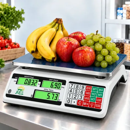 Balança Digital Eletrônica Comercial 40kg Precisão Comercio 127/220v Azul-turquesa