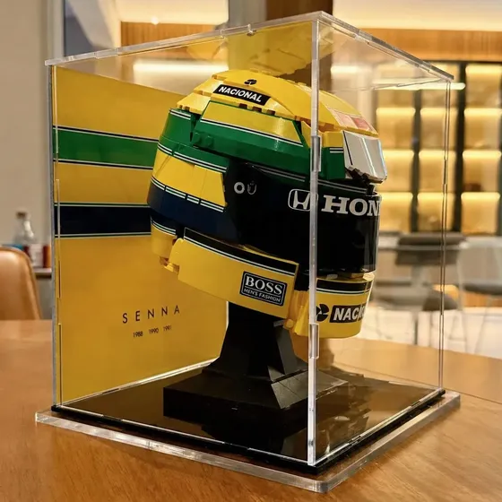 Redoma/display Premium Para Capacete Ayrton Senna - Lego®