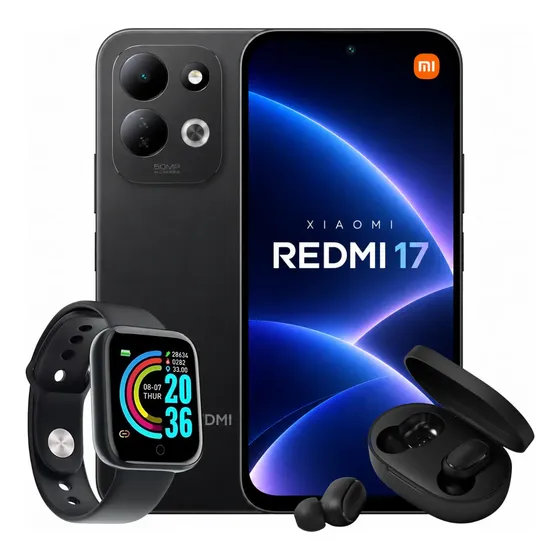 Xiaomi Redmi 17 256gb 6gb Ram 7500mah 4g Global + Brindes