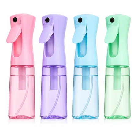 Borrifador Névoa Contínua 200ml Spray Pulverizador Cabelo Azul