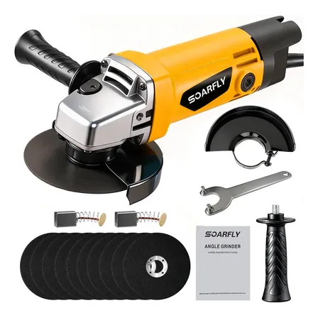 Esmerilhadeira Angular Professional 4.1/2 Lixadeira Amarelo 220v 50hz/60hz