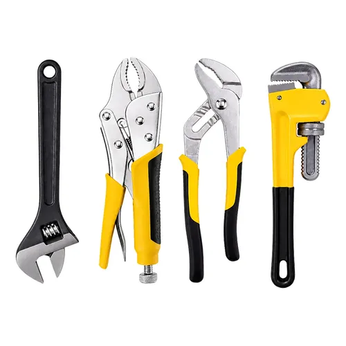 Kit Chave Inglesa Alicate Bomba Grifo Alicate Pressão Kit C Kit Completo
