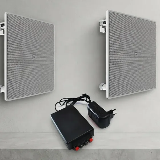 Kit Caixas Embutir Sistema Som Ambiente Jbl 280w Bluetooth