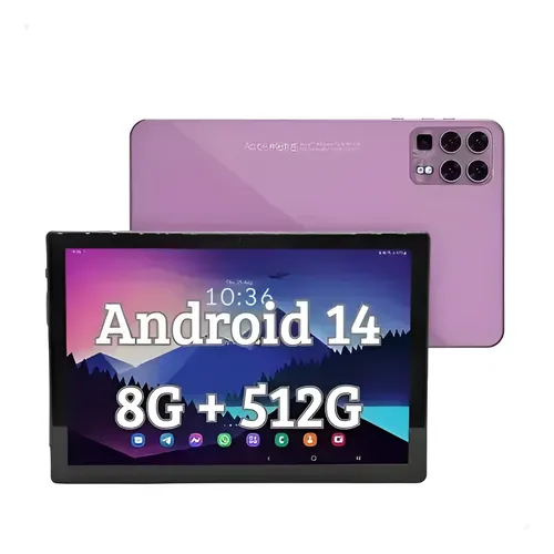 Tablet 512gb Teclado + Caneta Capa Tela De 23cm Slot P/ Chip Sortidos