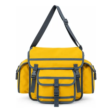 Embornal Bolsa Tiracolo Ferramentas Lona Resistente Mochila Amarelo
