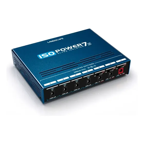 Fonte Isolada Isopower 7s Landscape Pedais 9 12 18 Volts
