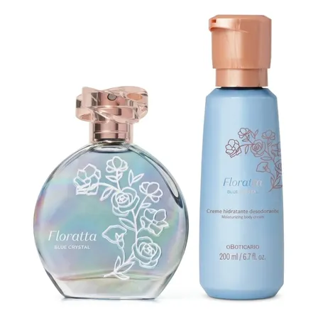 Combo Floratta Blue Crystal Colônia 75ml + Hidratante 200ml