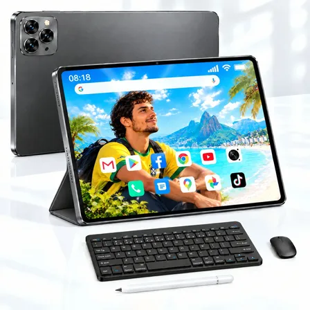 Tablet Android Z9 10.1 Kit Completo Ram 6gb +256gb Mouse