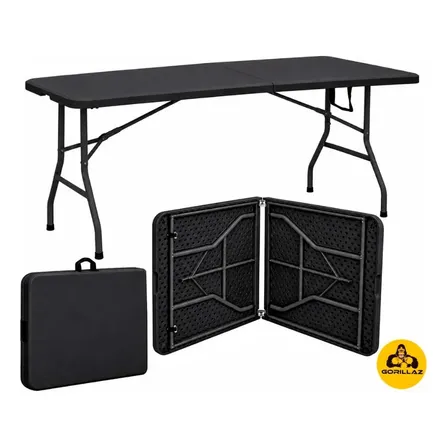 Mesa Vira Maleta Portátil Dobrável Com Alça P/ Camping Pesca