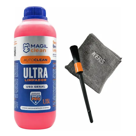 Ultra Limpador Magil Clean 1l + Pincel + Microfibra