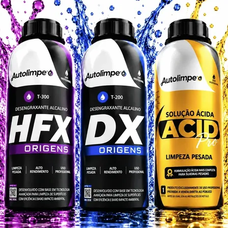 Hfx + Dx Origens Acid Pro Solução Acida Pro Limpeza Pesada