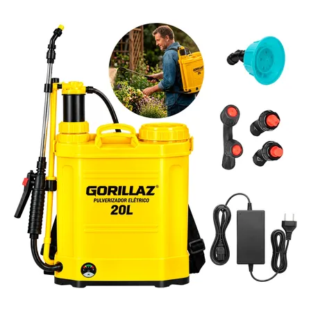 Pulverizador Elétrico Costal 20 Litros A Bateria Portátil