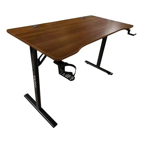 Mesa Gamer Weishi Arena, 120cm, Tampo Em Mdf, Nogueira Clara Marrom