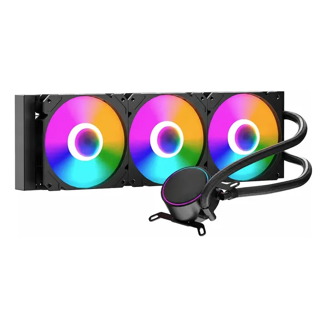 Water Cooler Mach1 Logic, Rgb, 360mm, Amd/intel, Preto-gk360 Preto