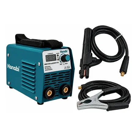 Máquina Solda Inversora 120a Mma Eletrodo Profissional Garra