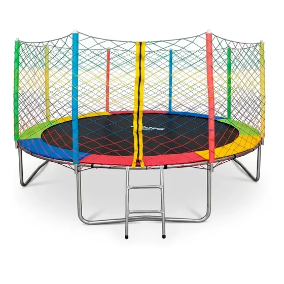 Cama Elástica Grande Pula Pula 4,27 Ziper Segurança + Escada