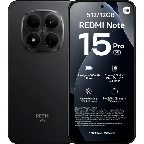 Xiaomi Redmi Note 15 Pro 5g 512gb 12gb Ram ( Global ) + Nfc