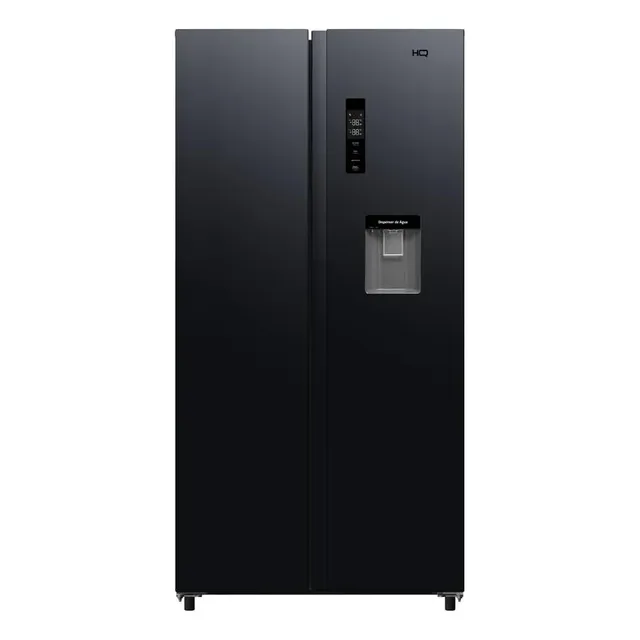 Geladeira Side By Side Frost Free 480l Hq Hq-480sbswd Preta 110v