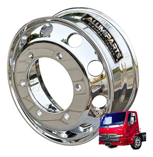 Roda Alumínio 17,5 X 6,75 Mb Accelo 1016, 1017 Alto Brilho