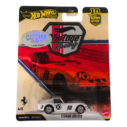 Hot Wheels Premium Vintage Racing - Ferrari 250 Gto - Ccchk Jkf25 - Ferrari 250 Gto Ccchk 2026