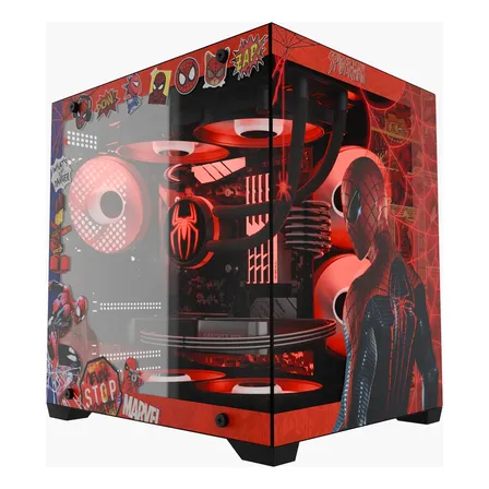 Gabinete Gamer Ninja Collection Spider I, 5 Fans Rgb Preto