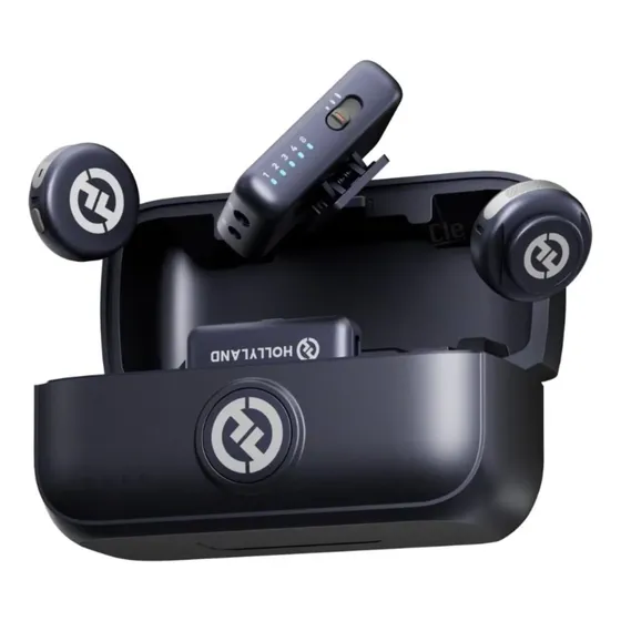 Microfone Hollyland Lark M3 Combo 2tx-2rx Preto Preto