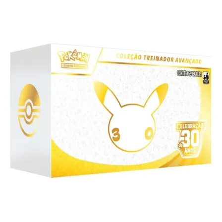 Etb Pokémon Tcg Celebração 30 Anos Treinador Avançado Copag Pokémon 30 Anos Português Pt-br