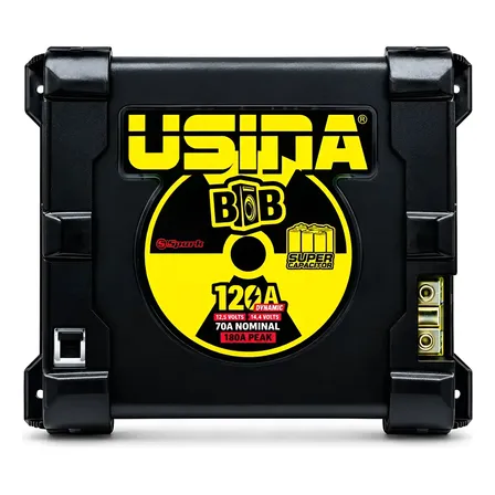 Fonte Automotiva Usina Spark 120a Bob Dynamic 12v Bivolt Preto