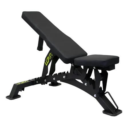 Banco Musculação Para Academia Regulável 120cm Ab2300 Up Preto