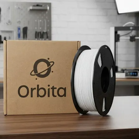 Filamento Pla Para Impressora 3d Orbita 1,75 Mm 1 Kg Branco